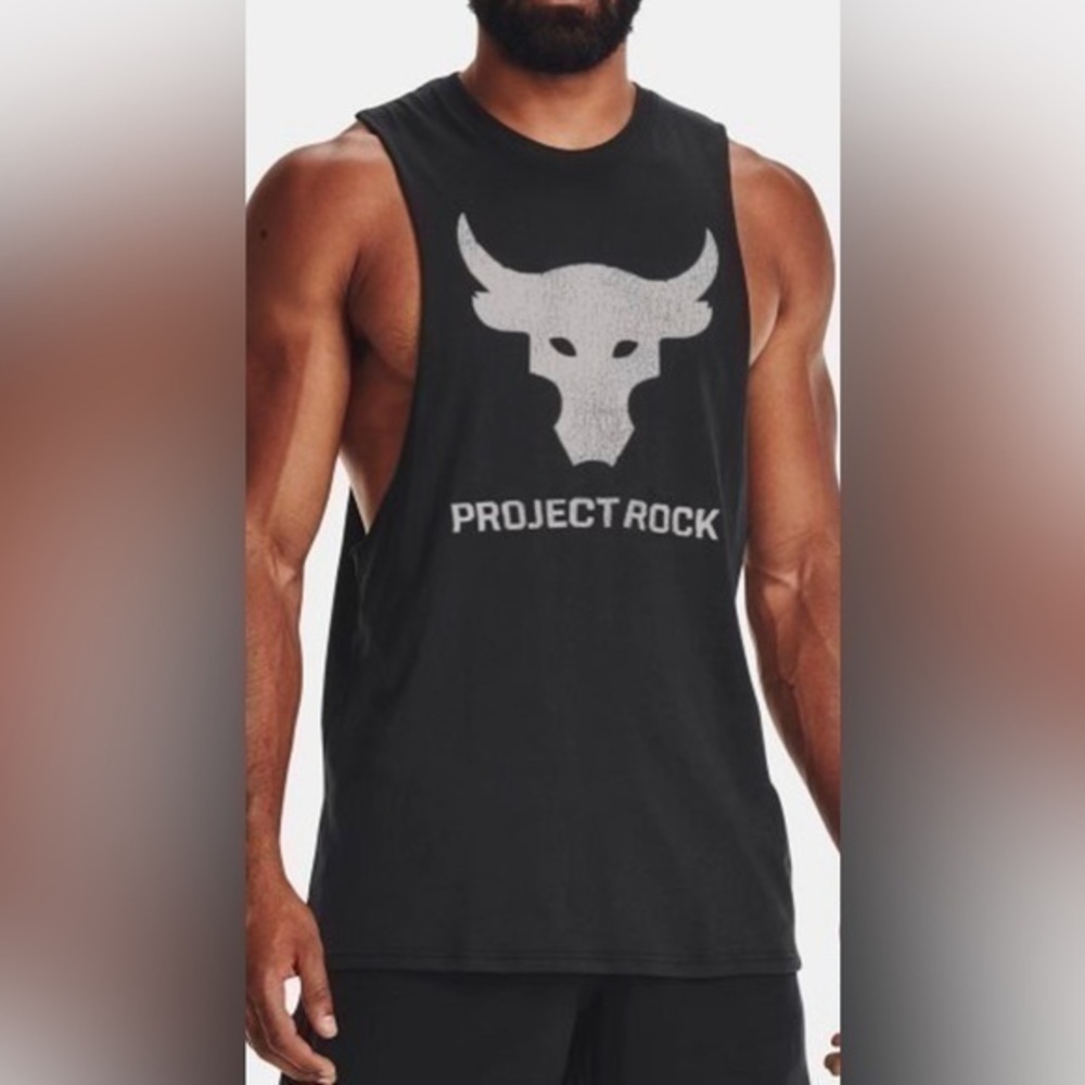 New men’s under armour 1373787-001 UA PJT ROCK BRAHMA BULL TANK